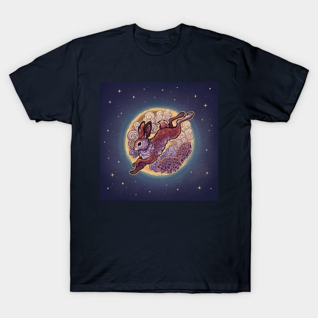 Moon Rabbit 2 T-Shirt by DoomedDreamer